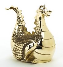 Brass Cast Dragon