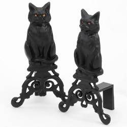Black Cat Andiorns